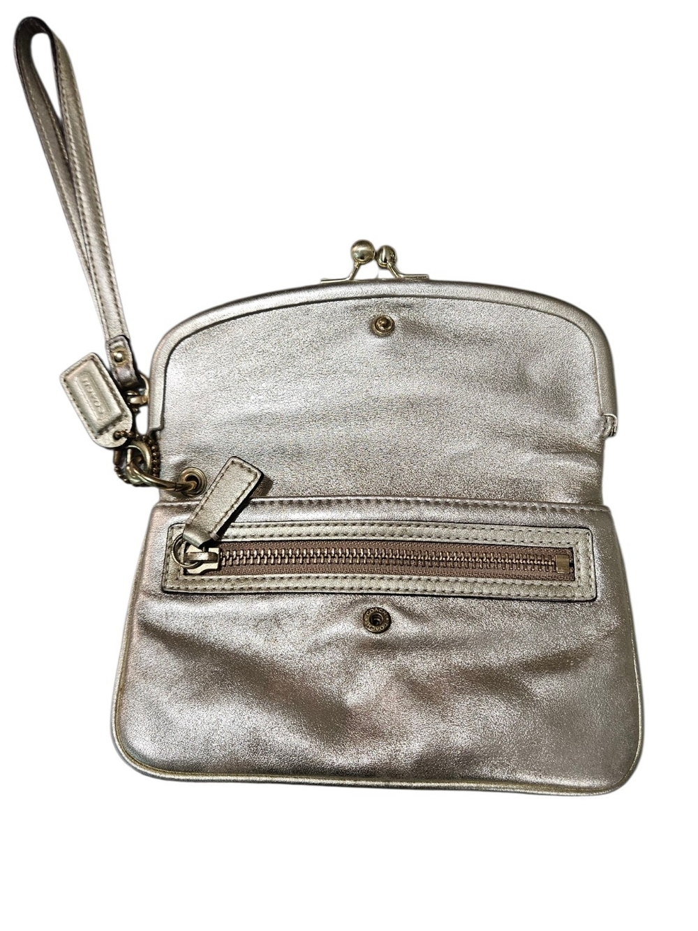 Coach Soho 2005 Limited Edition Metallic Goat Suede Hobo W/Legacy Kisslock - Picture 14 of 16